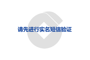 请先进行实名短信验证